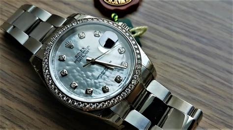 mother of pearl luxury watches